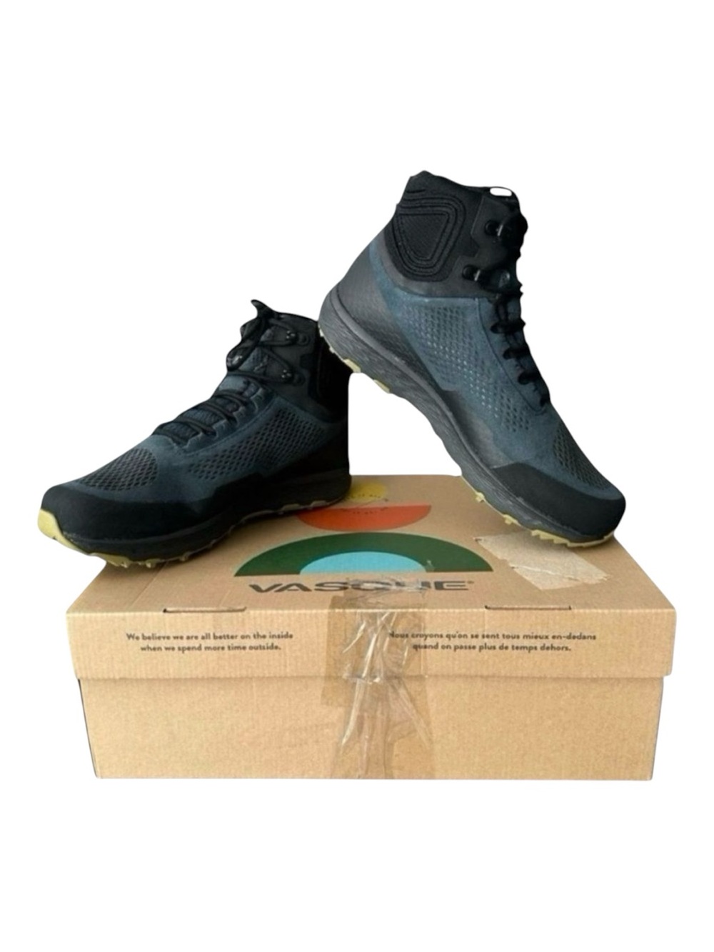 Vasque Breeze LT NTX Men's Hiking Boots Navy Blue Size 9 Waterproof Vibram NIB